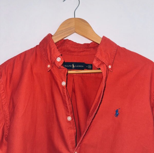 Ralph Lauren Red Classic Fit Shirt M - Image 3