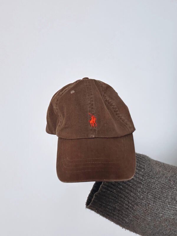 Vintage Ralph Lauren Brown Cap - Image 3